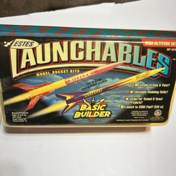 Estes Model Rocket 1272 LAUNCHABLES Basic Builder Toy High Altitude Kit Build - Picture 16 of 16